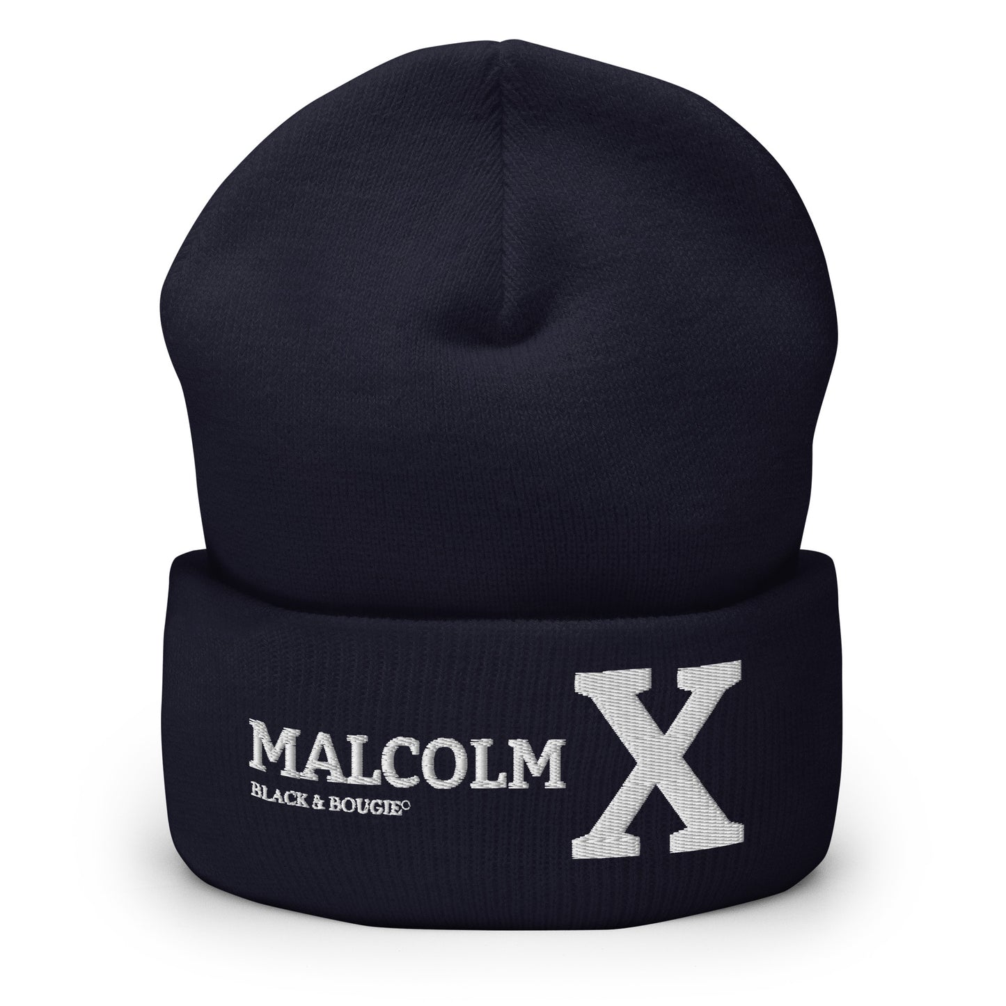Malcom X Cuffed Beanie