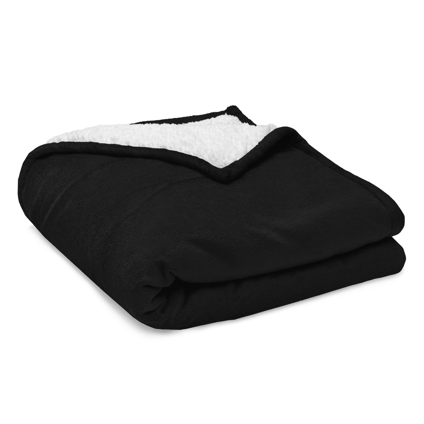 Black & Bougie Premium sherpa blanket