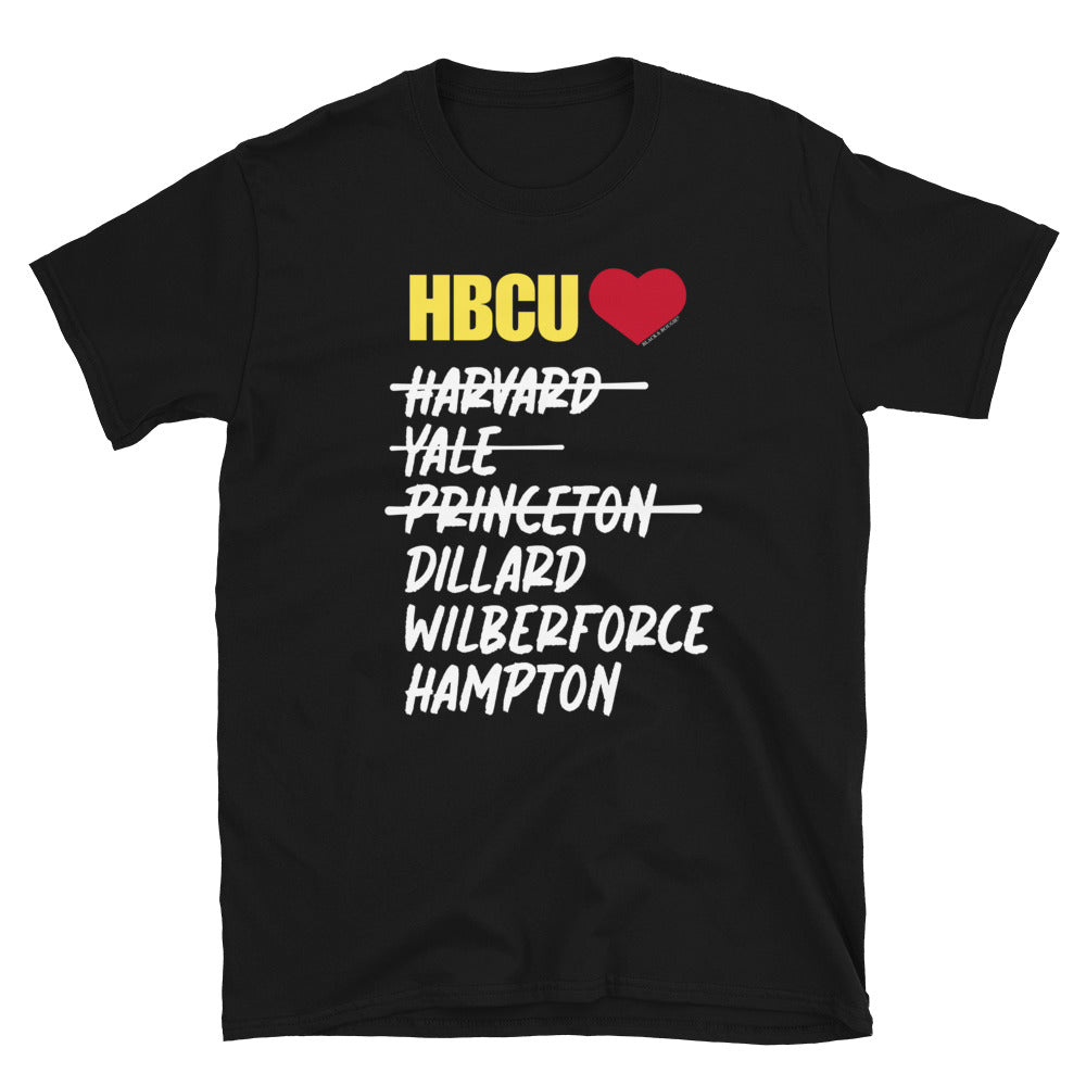 HBCU List 3 SS Unisex T-Shirt
