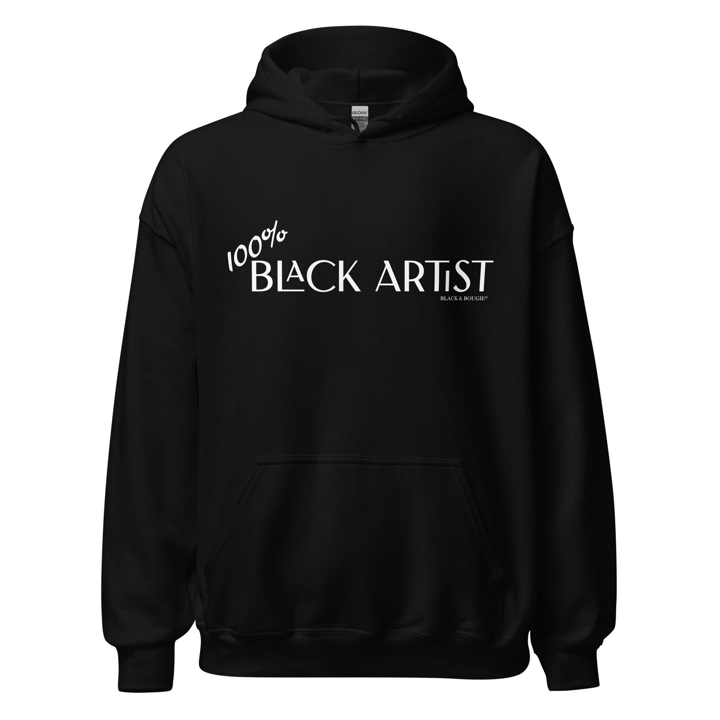 100% Black Artist Hoodie