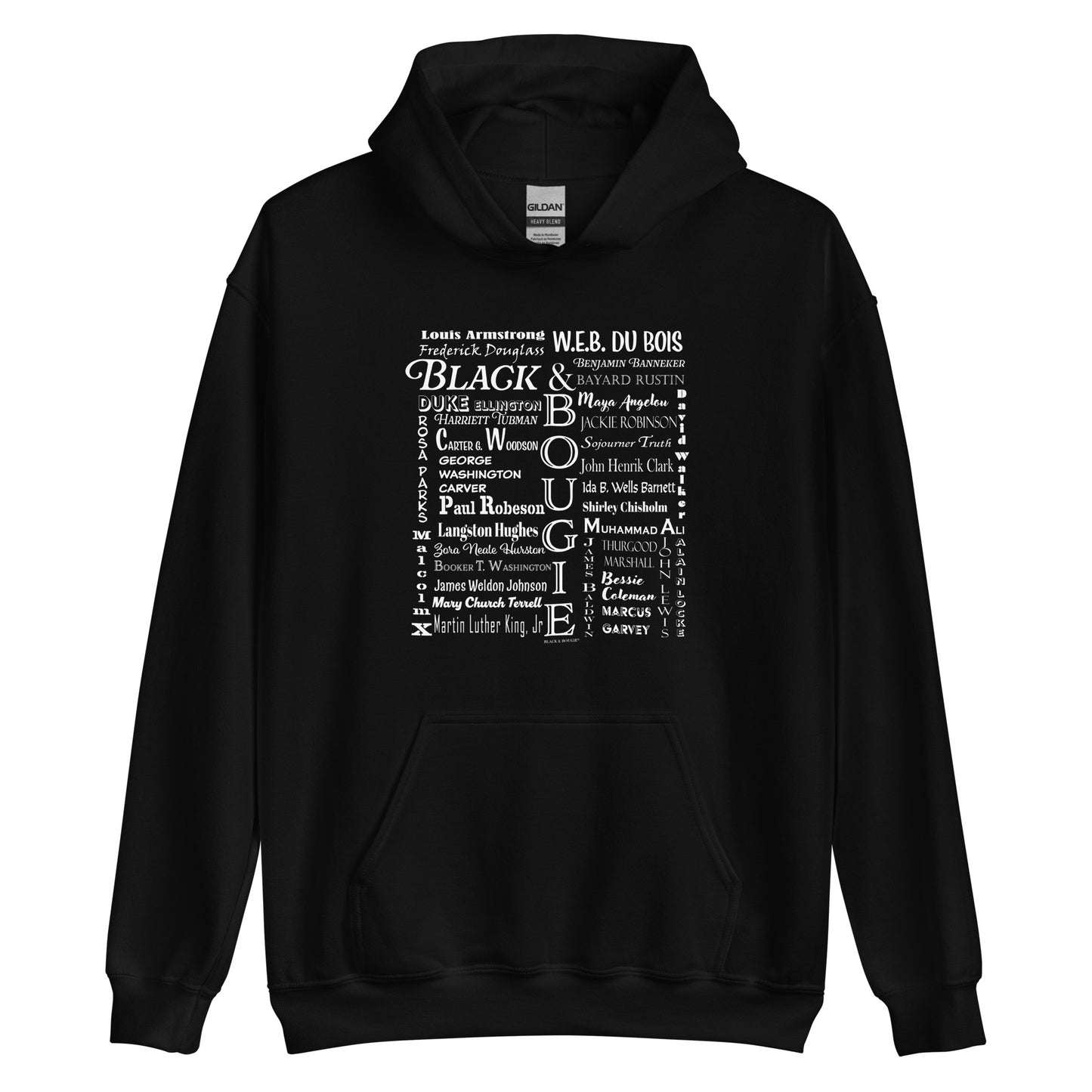 Black & Bougie - Historical Names Unisex Hoodie