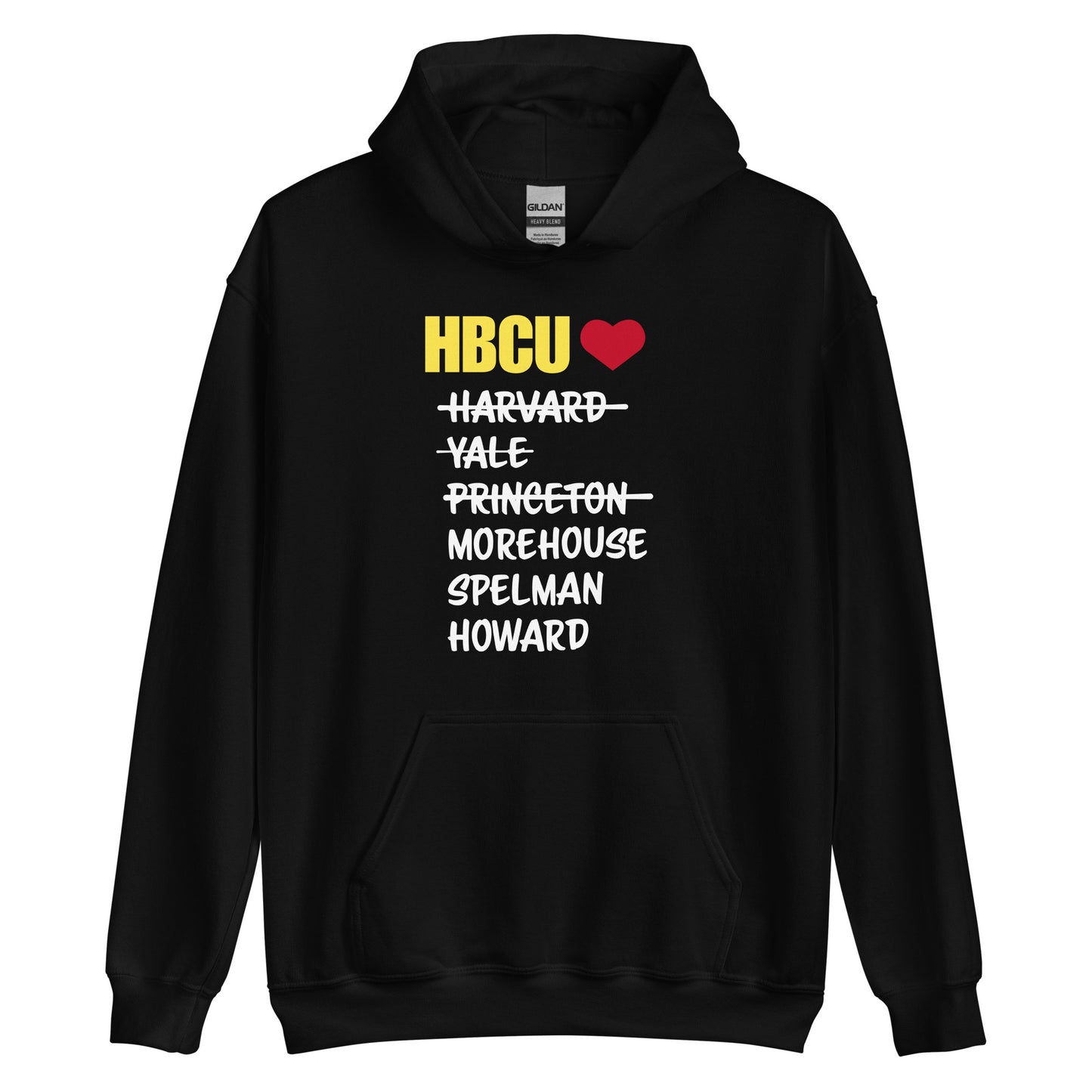 HBCU List Unisex Hoodie