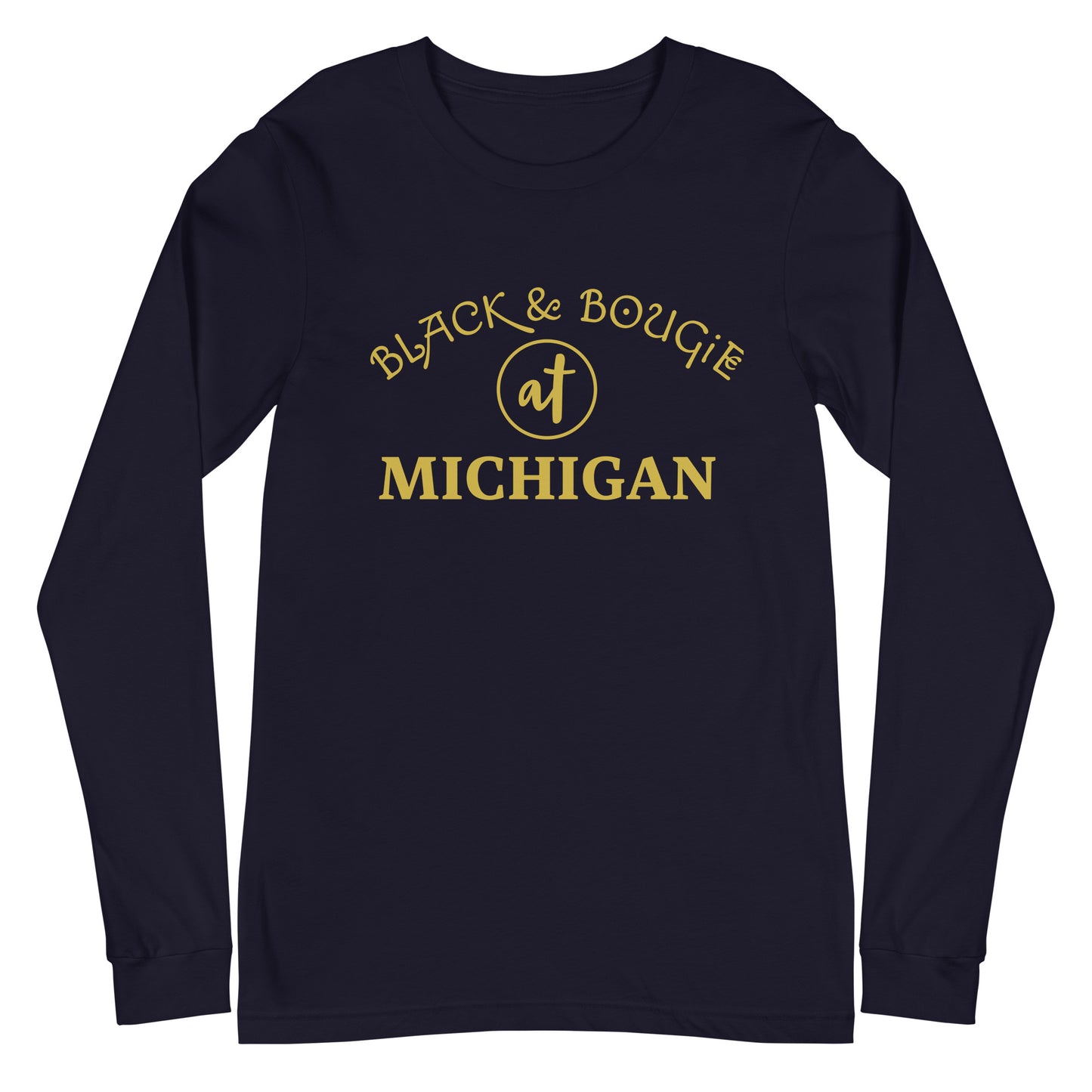 B & B at Michigan LS Tee - Navy Blue or Black