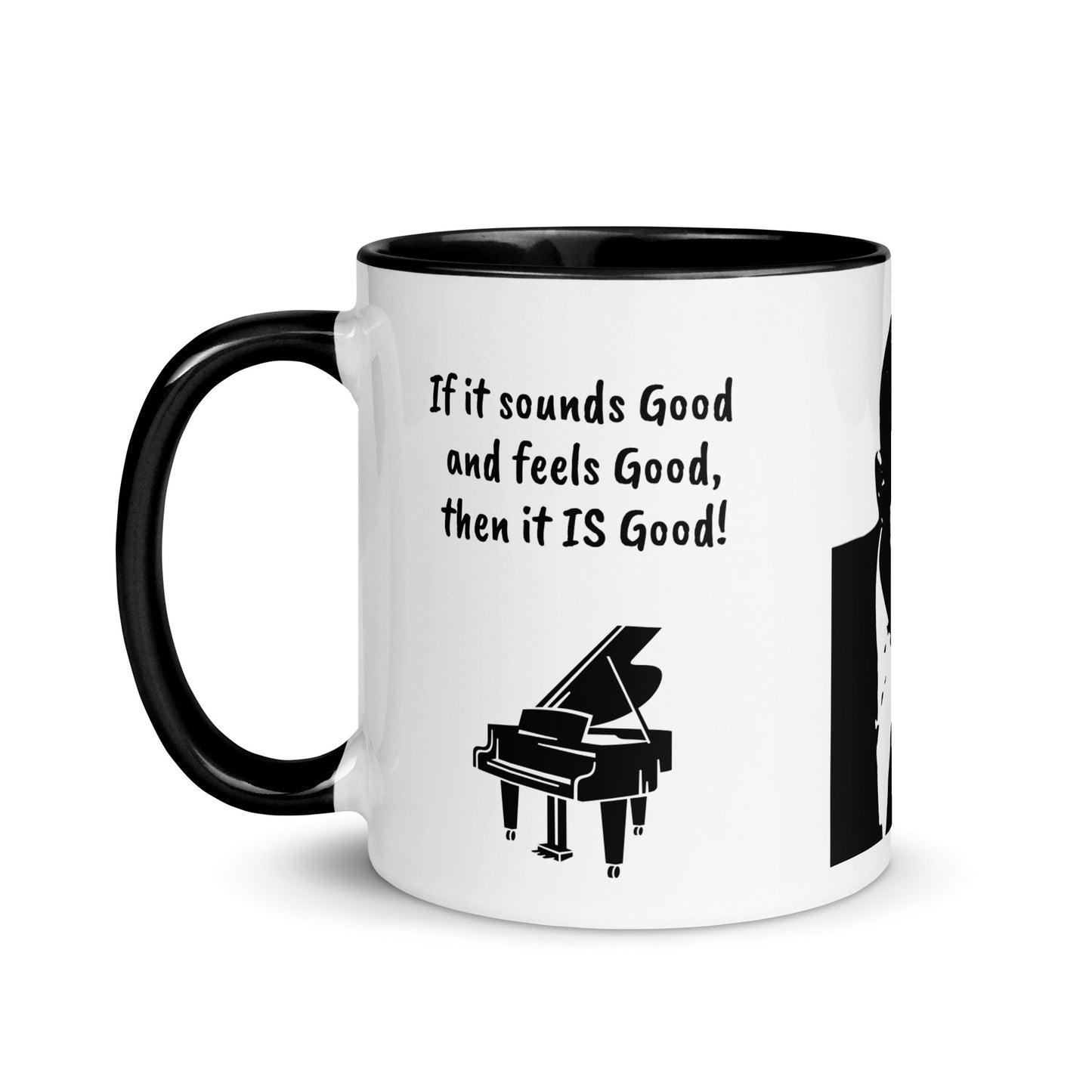 D Ellington Mug - Black inside