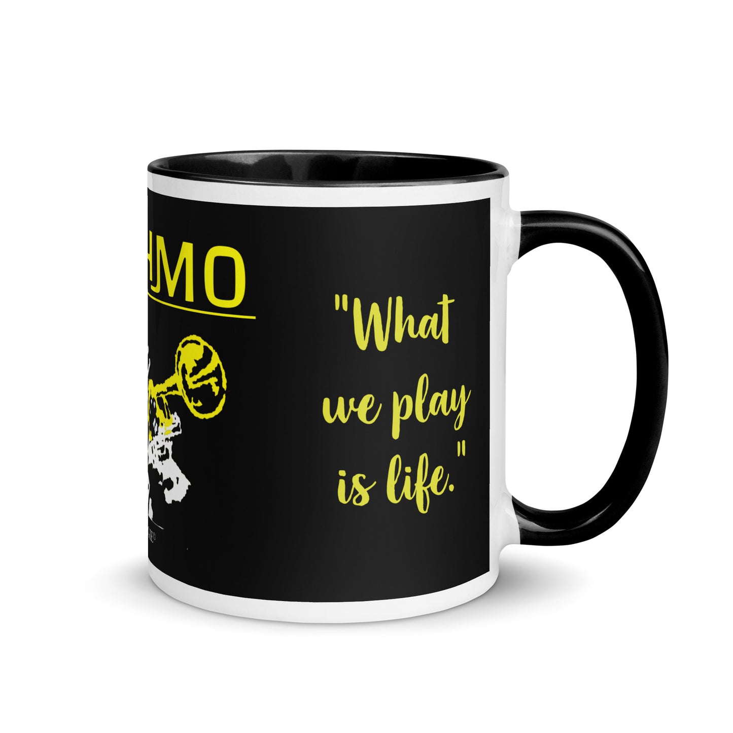 Louis Armstrong Mug with Color Inside