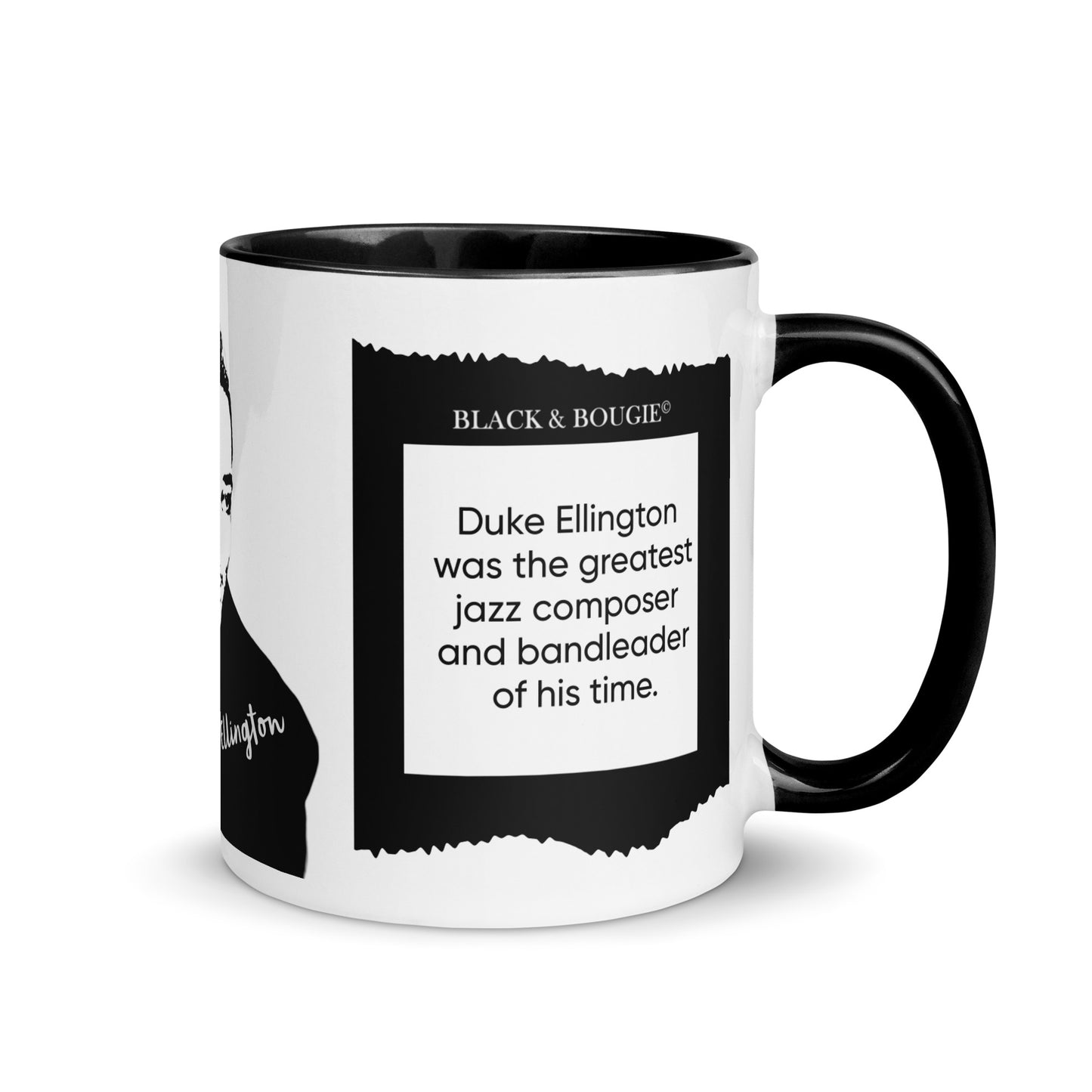 D Ellington Mug - Black inside