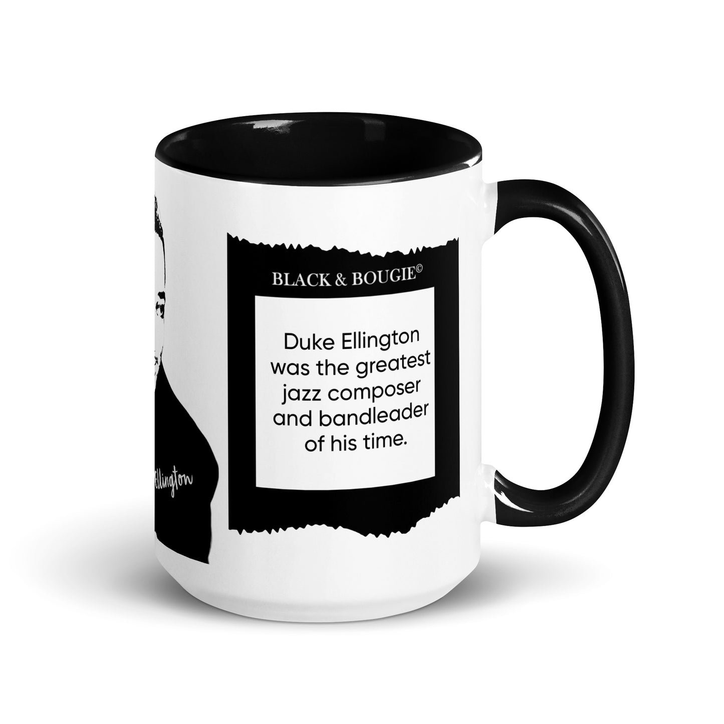 D Ellington Mug - Black inside