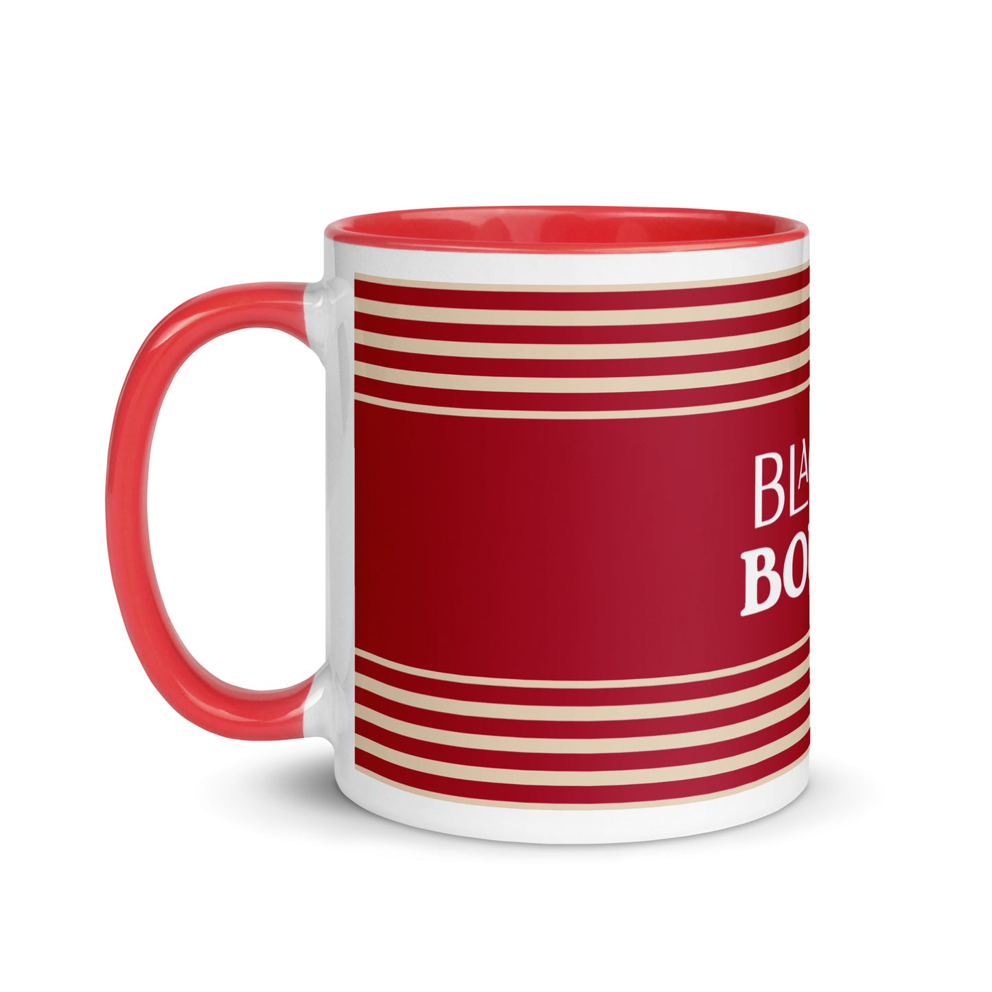 Black & Bougie Crimson/Cream Mug