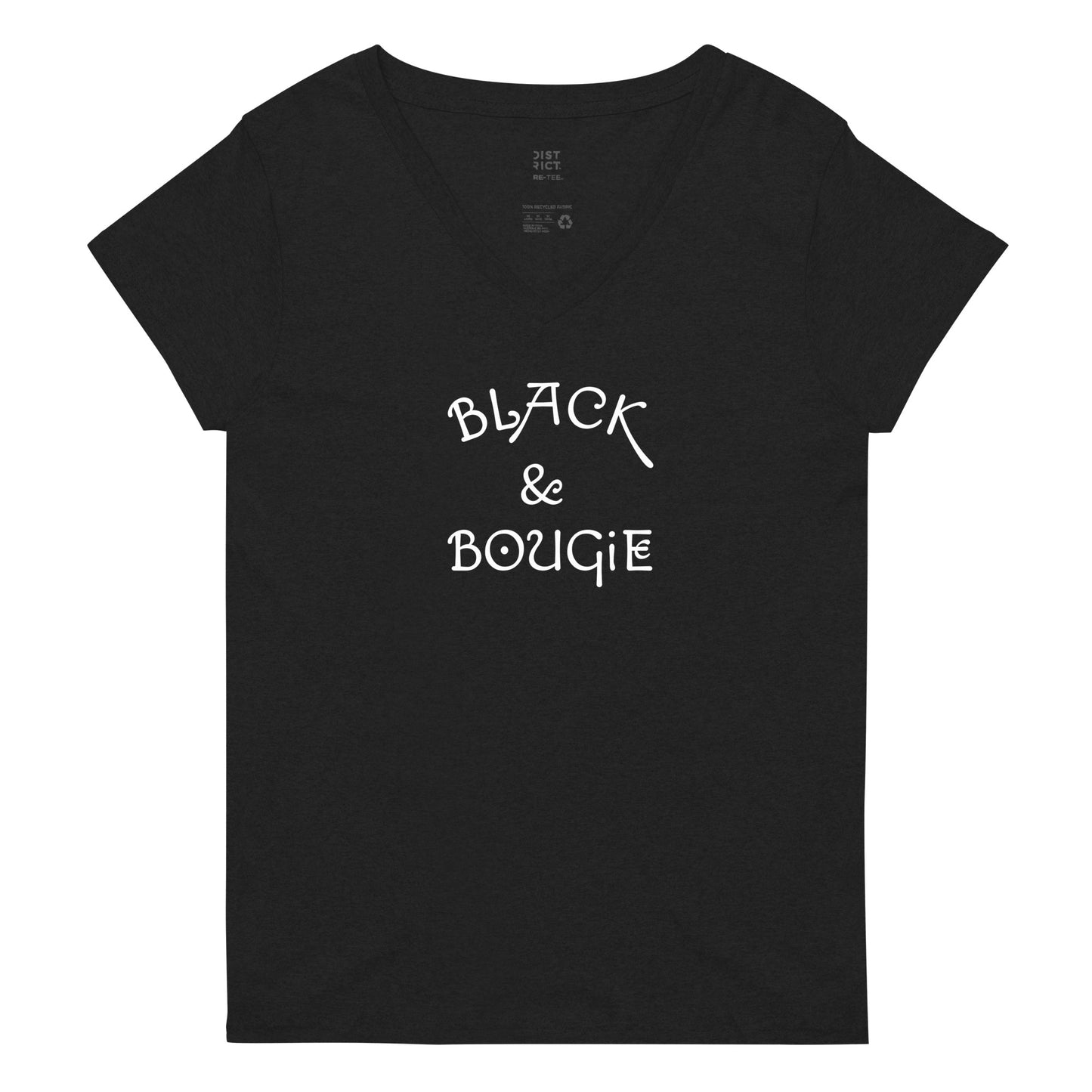 Black & Bougie Women V-neck t-shirt