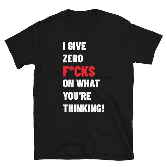 I Give Zero Fs Shirt
