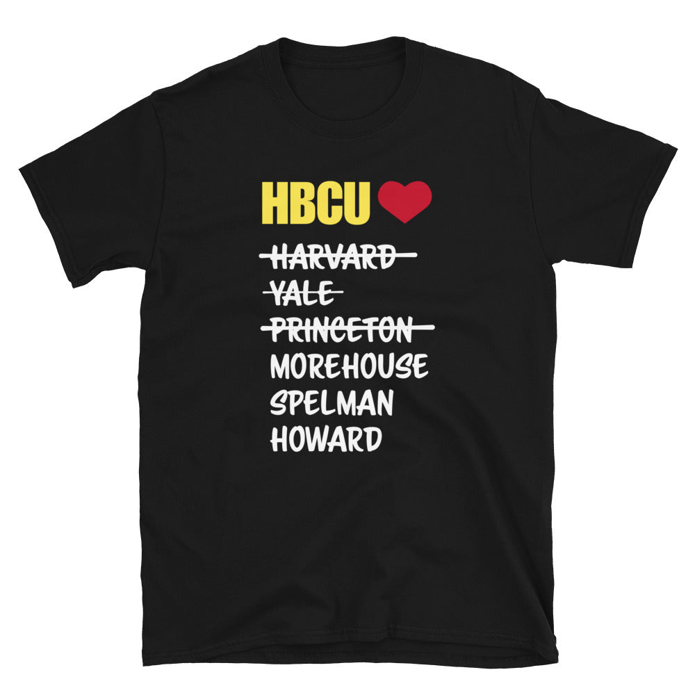 HBCU List SS Unisex T-Shirt