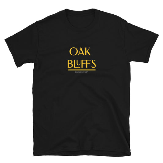 Oak Bluffs - Gold Short-Sleeve Unisex T-Shirt