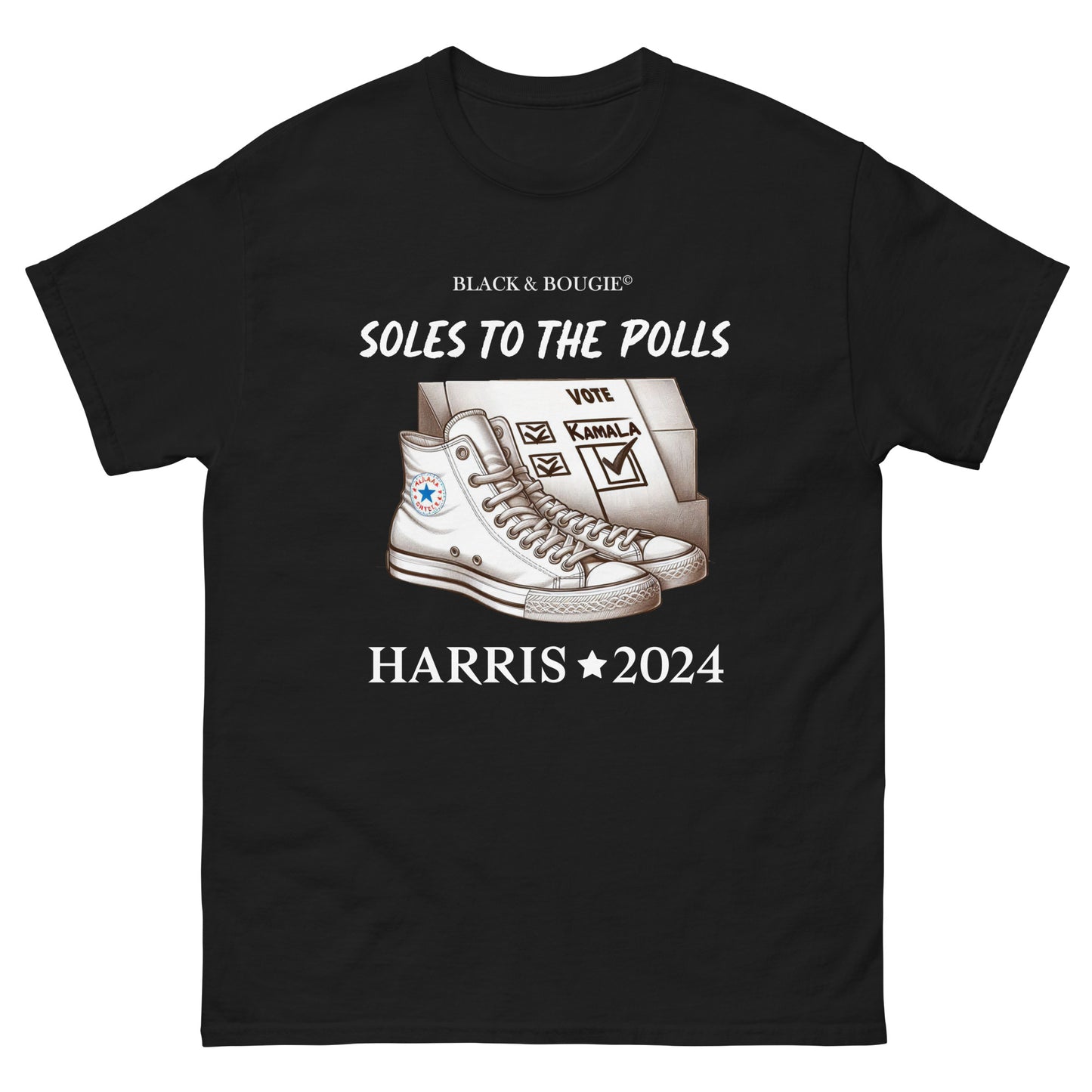 Soles to the Polls - White Chucks Unisex classic tee