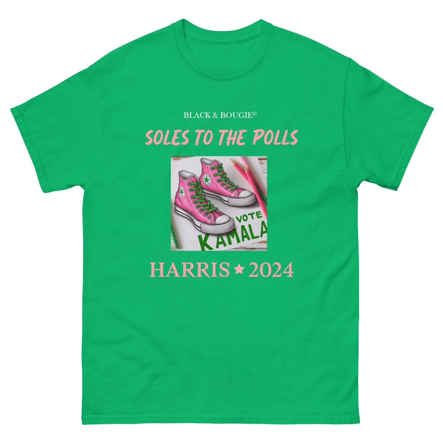 Soles to the Polls- Pink Chucks Unisex classic tee