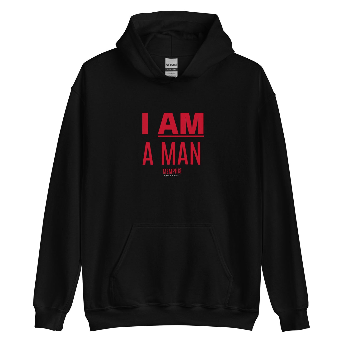 I Am A Man - Red Unisex Hoodie