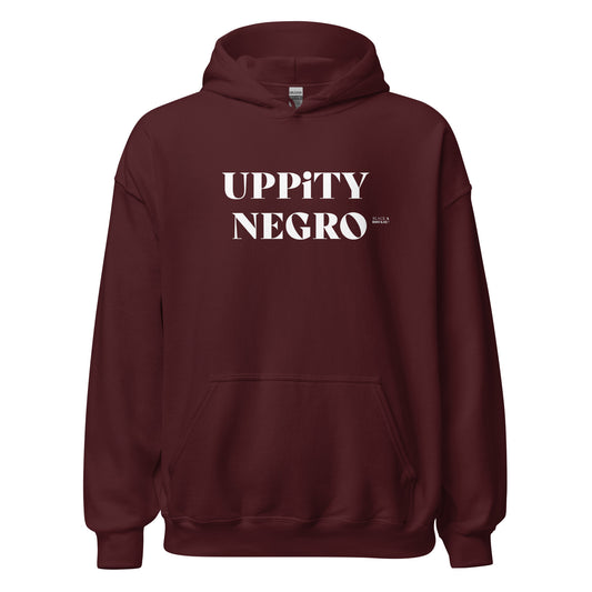 UPPiTY Negro - Maroon Unisex Hoodie