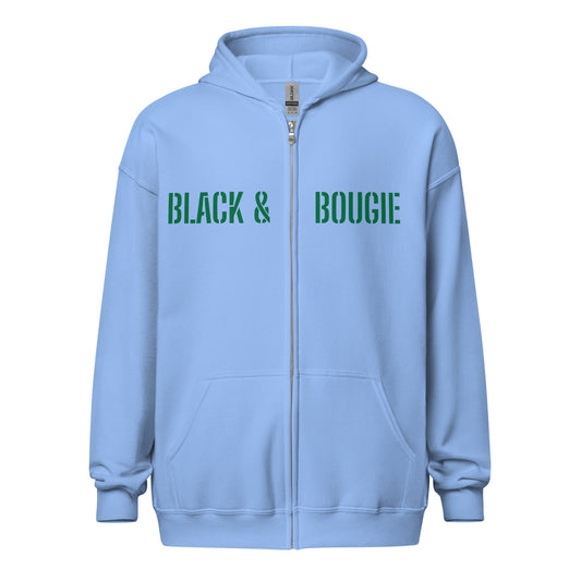 Black & Bougie Unisex heavy blend zip hoodie
