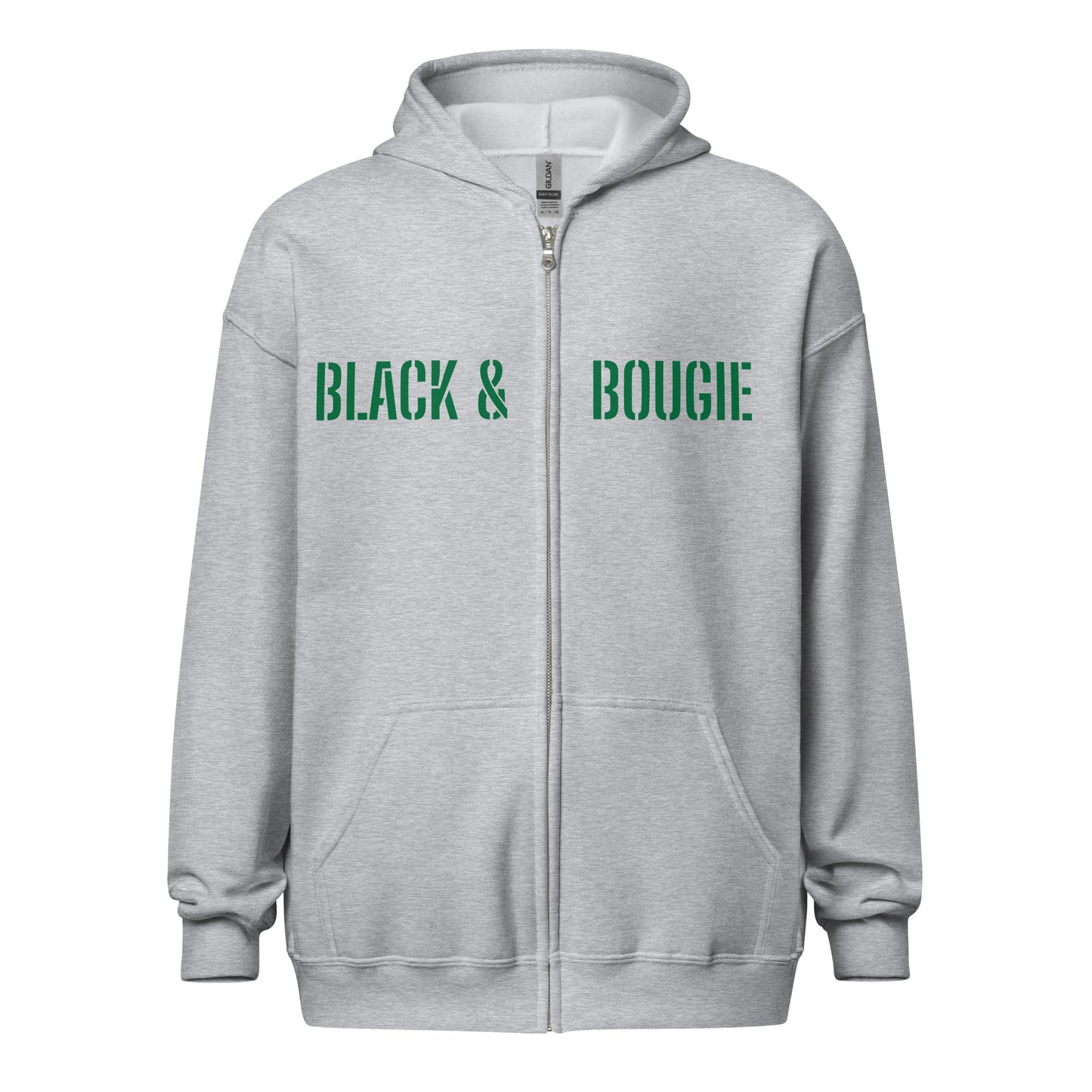 Black & Bougie Unisex heavy blend zip hoodie