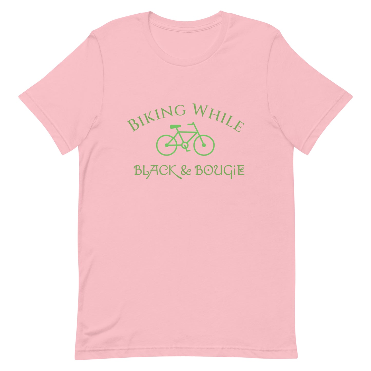 Biking While B & B - Pink Unisex t-shirt