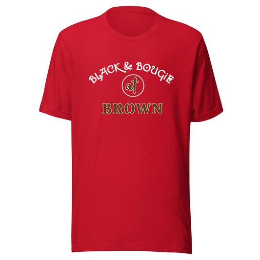 B & B at Brown - Red T-shirt