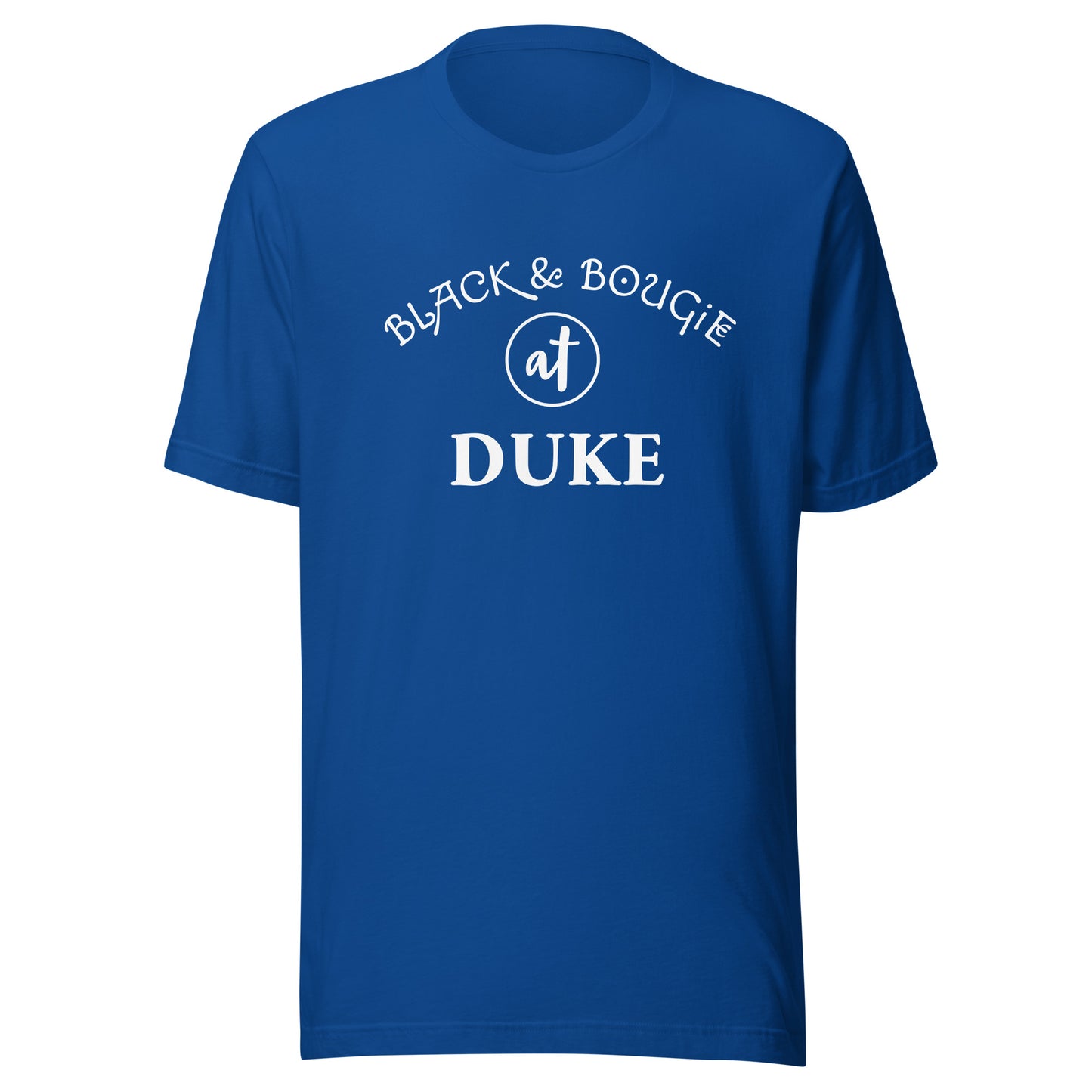 Black & Bougie at Duke Unisex t-shirt