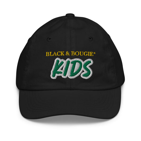 Black & Bougie Kids Youth baseball cap